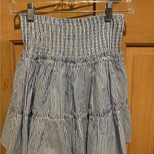 Blue Striped Women's Skirt